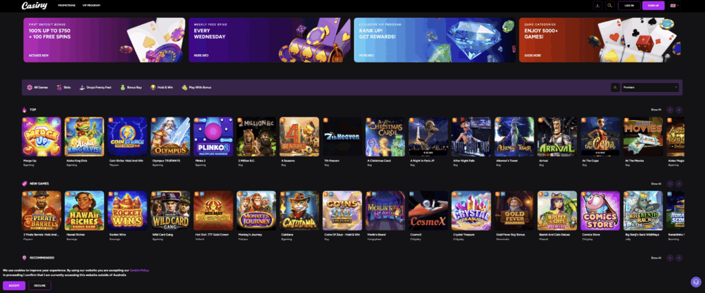 Ultimate Gaming Experience Welcome to Casiny Casino